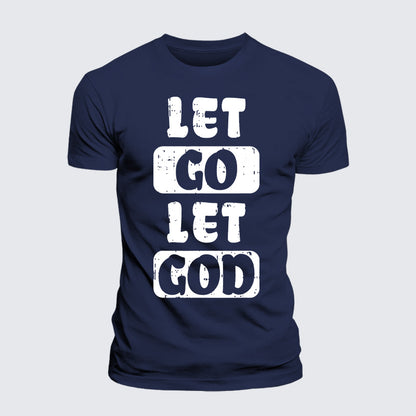 Luxe Mercerized Cotton Tee - Let Go Let God