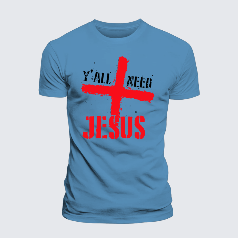 Luxe Mercerized Cotton Tee - Y'all Need Jesus