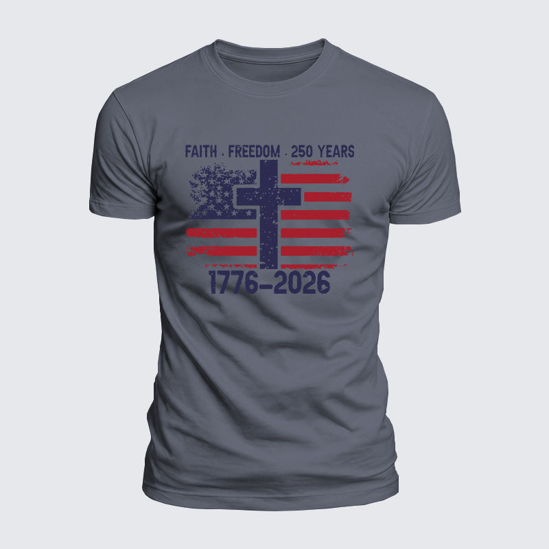 Luxe Mercerized Cotton Tee - Faith Freedom