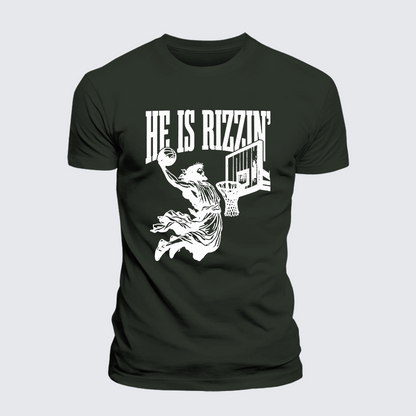 Luxe Mercerized Cotton Tee - He Is Rizzin