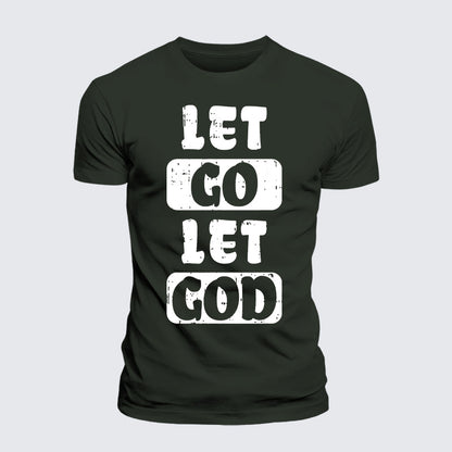 Luxe Mercerized Cotton Tee - Let Go Let God