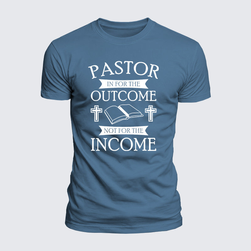 Luxe Mercerized Cotton Tee - Pastor In It For The Outcome