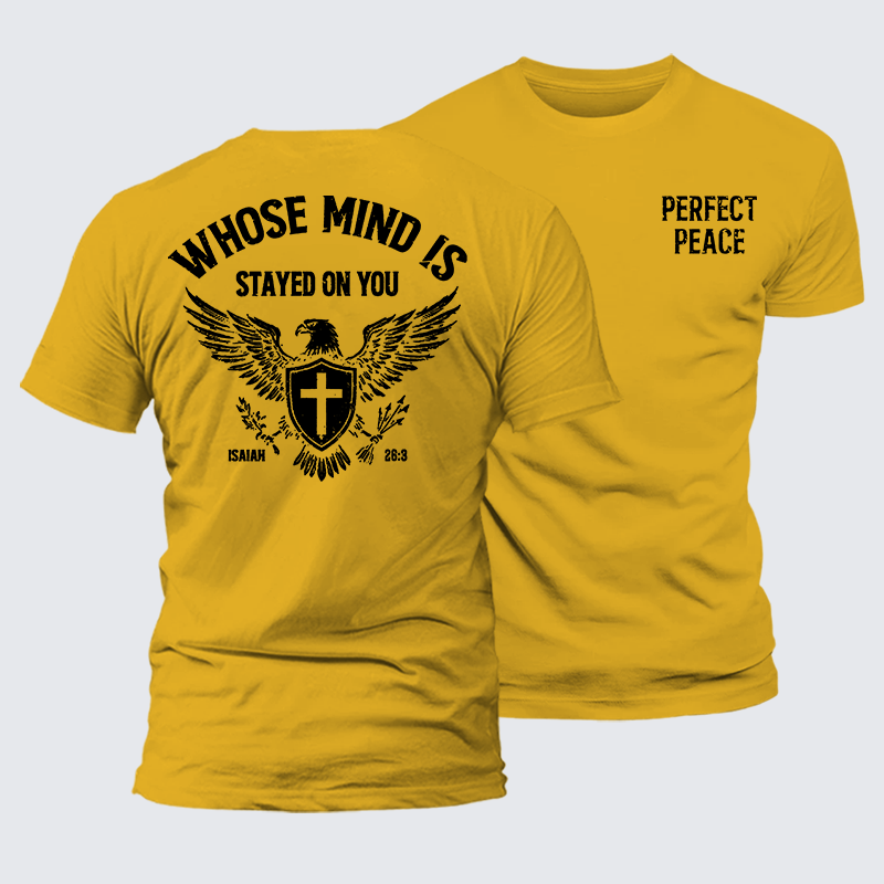 Luxe Mercerized Cotton Tee - Perfect Peace