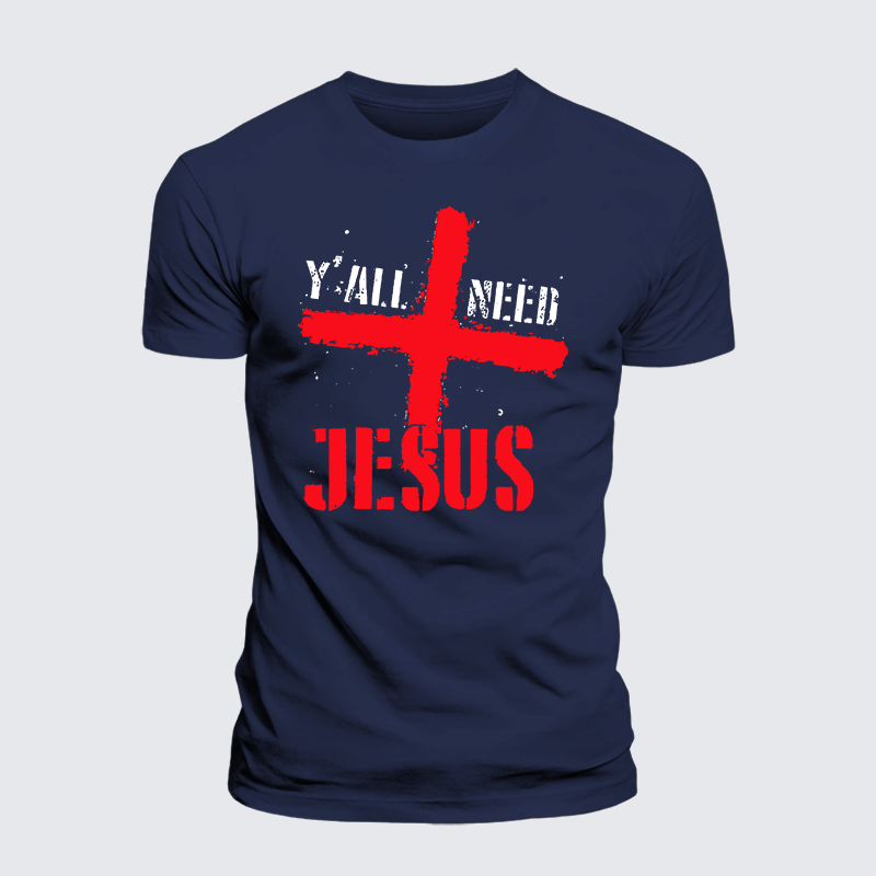 Luxe Mercerized Cotton Tee - Y'all Need Jesus