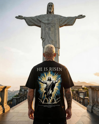 He Is Risen Printed Men's T-shirt