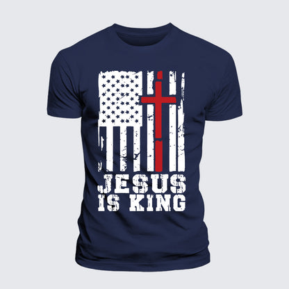 Luxe Mercerized Cotton Tee - Jesus Is King