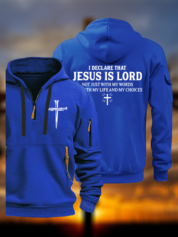 Jesus Is The Lord Jesus God Christian Zipper Hoodies