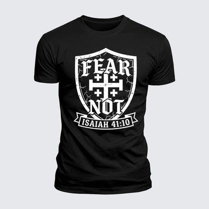 Luxe Mercerized Cotton Tee - Fear Not Isaiah 41:10