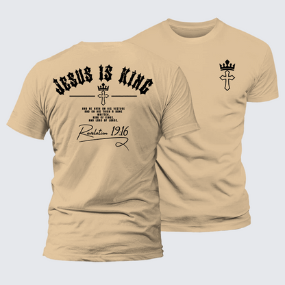 Luxe Mercerized Cotton Tee - Jesus Is King