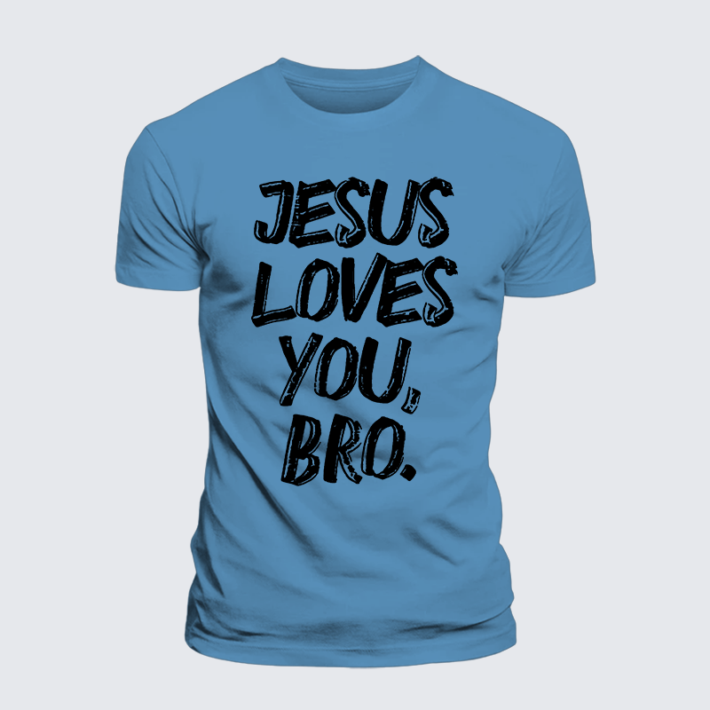 Luxe Mercerized Cotton Tee - Jesus Loves Bro