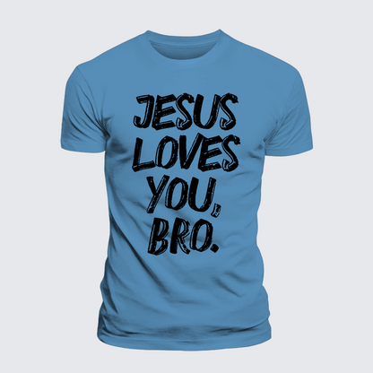 Luxe Mercerized Cotton Tee - Jesus Loves Bro