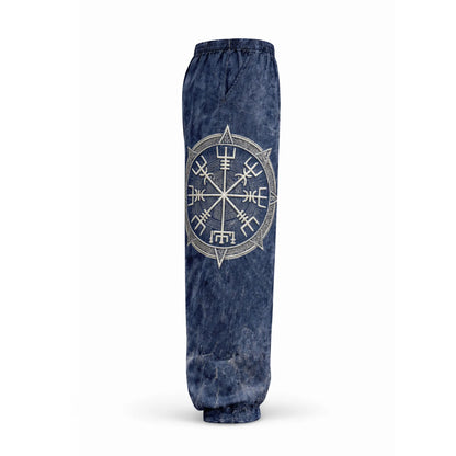 Men's Viking Retro Tree Of Life Compass Valknut Celtic Style Nordic Pants
