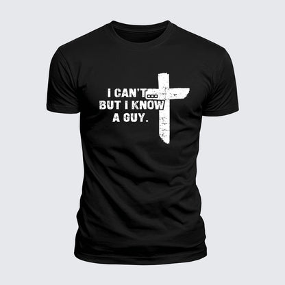 Luxe Mercerized Cotton Tee - I Can't But I Know A Guy