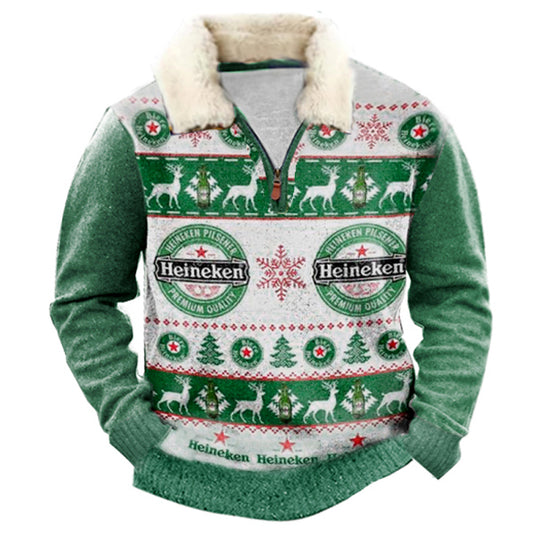 Men's 3D Print Ugly Christmas Sweatshirt