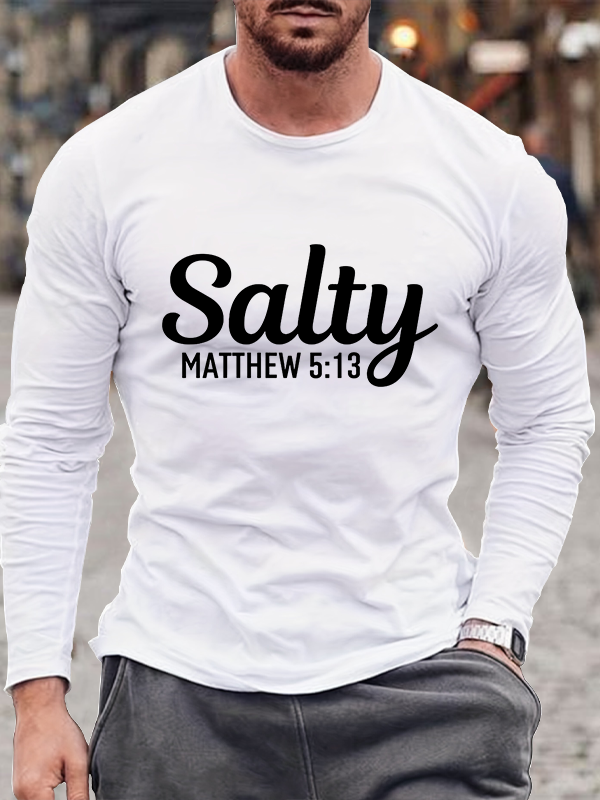 Salty Matthew 5:13 Long Sleeve T-Shirt