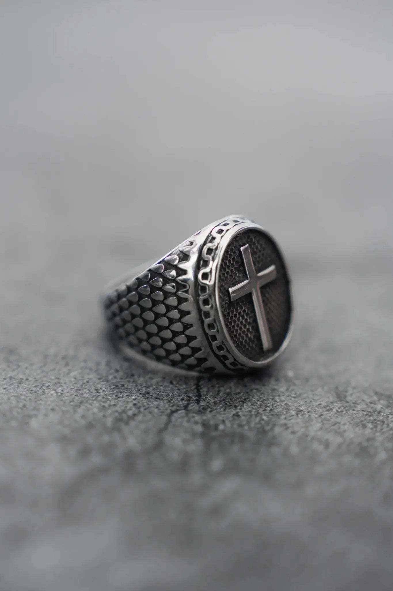 Risen Savior Ring- Silver