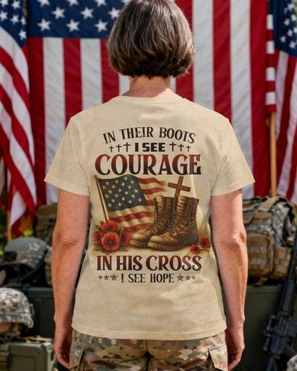 In Their Boots I See Courage T-Shirt