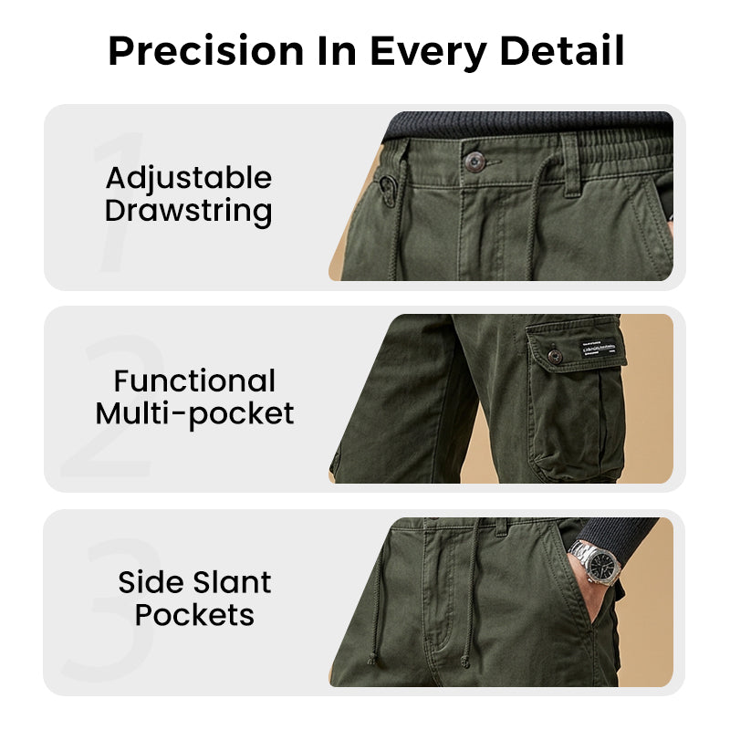 Men's Cotton Cargo Tactical Pants