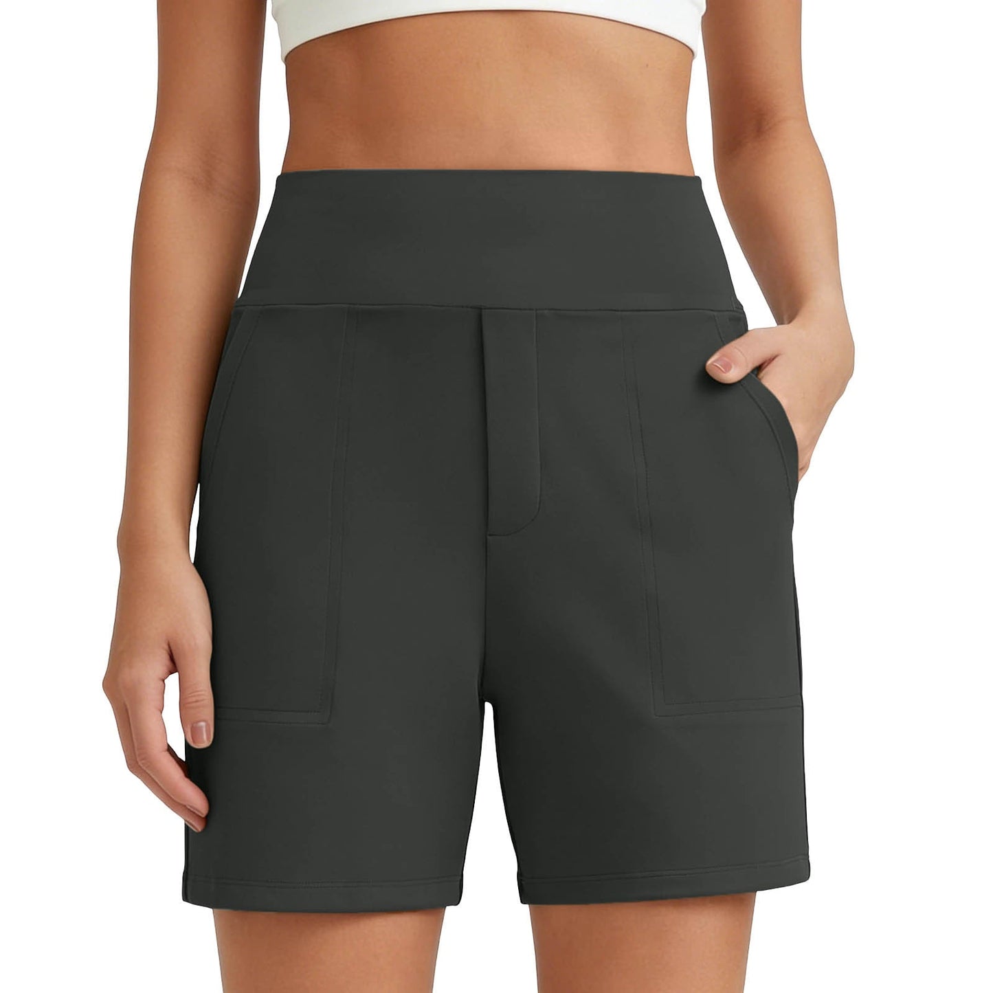 Women's 5'' Athletic Shorts High Waisted Running Yoga Shorts