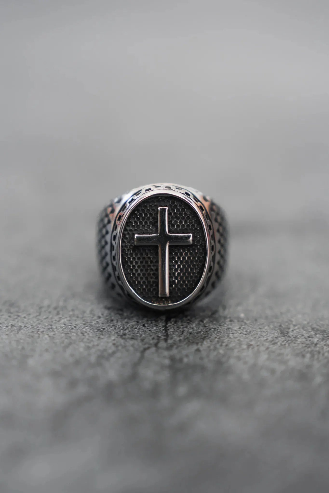 Risen Savior Ring- Silver