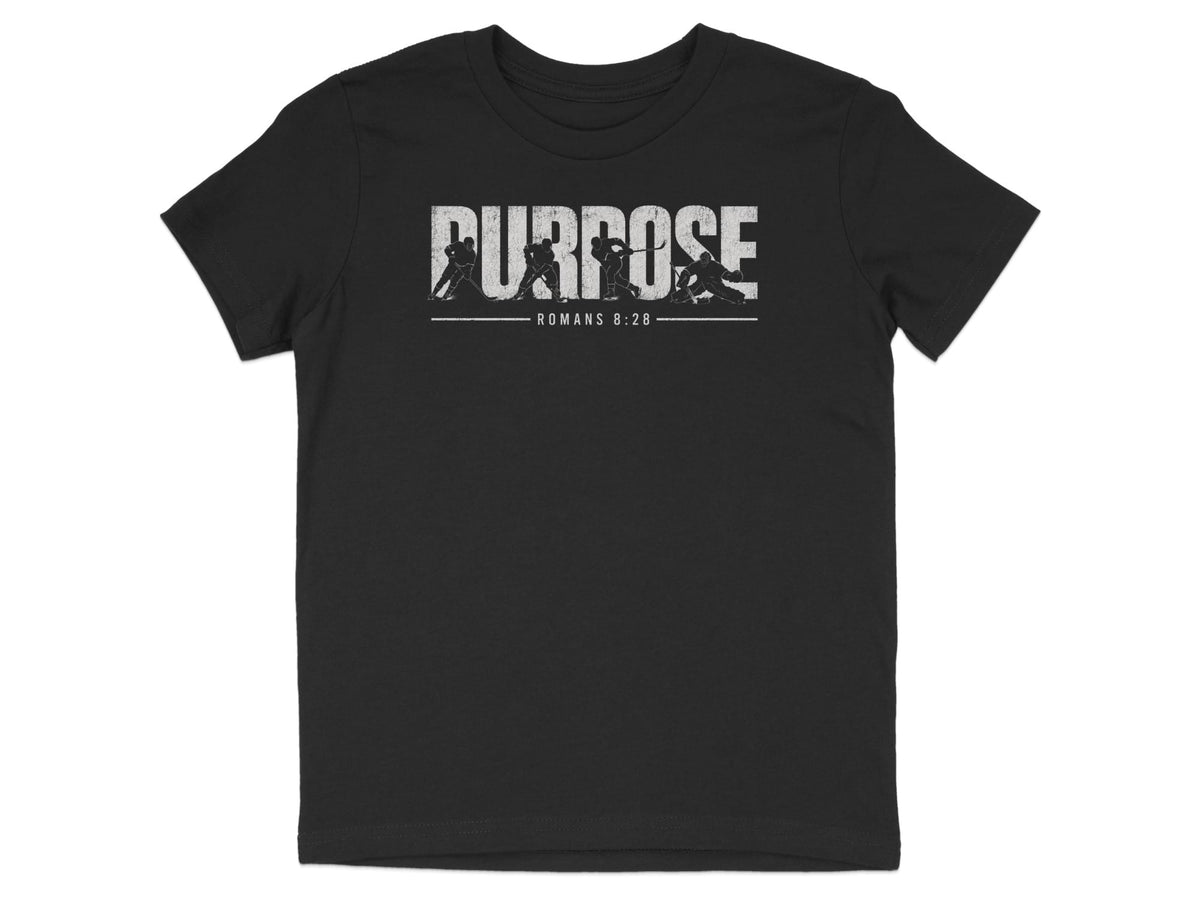 Romans 8:28 Hockey Youth T-Shirt