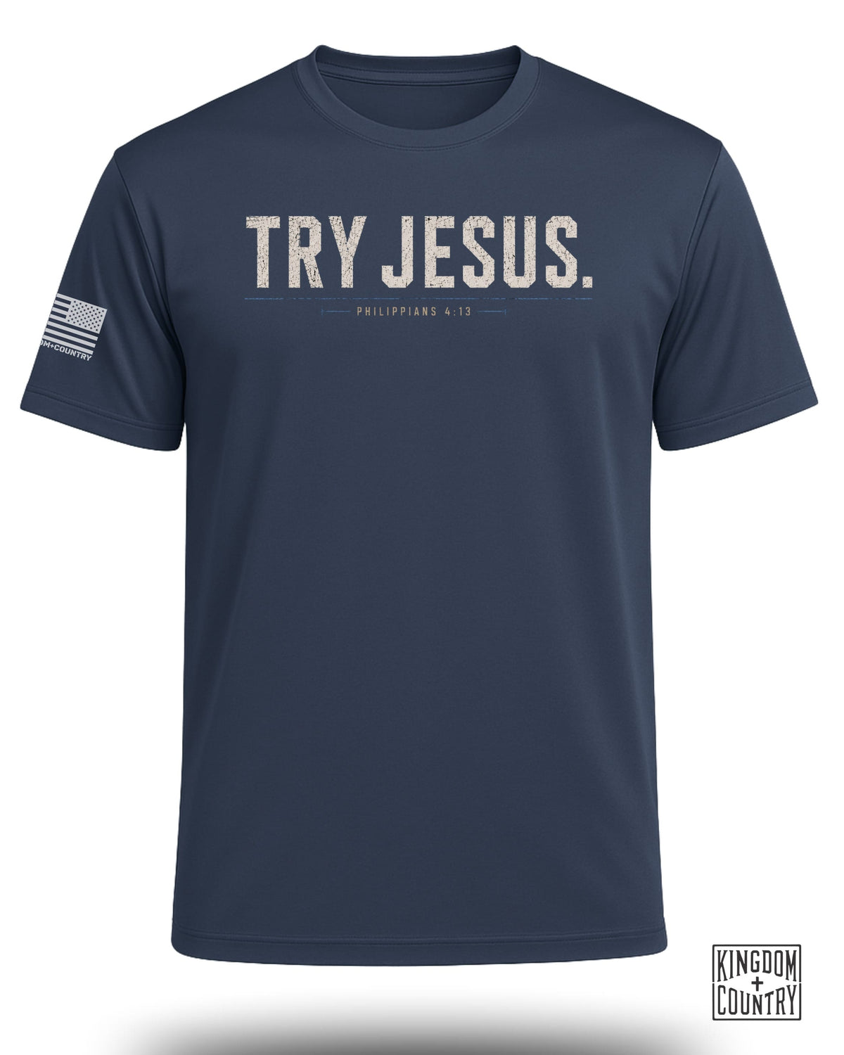 Try Jesus Philippians 4:13 Performance Shirt