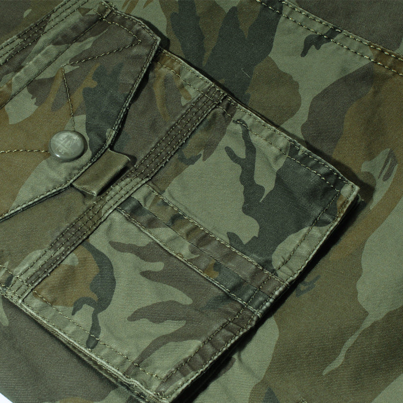 Manlyflex Camo Multi-pocket Men Shorts