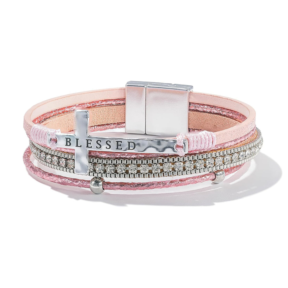 Handwoven Western-style Cross Bracelet