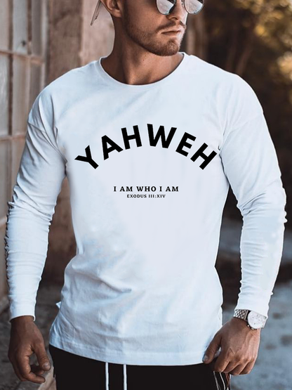 Yahweh Cotton Long Sleeve T-Shirt