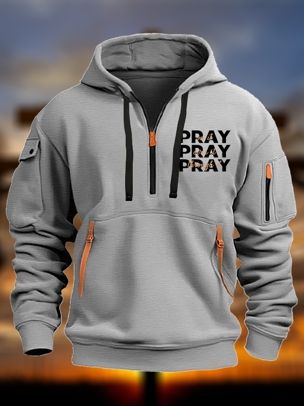 Pray Jesus God Christian Zipper Hoodies