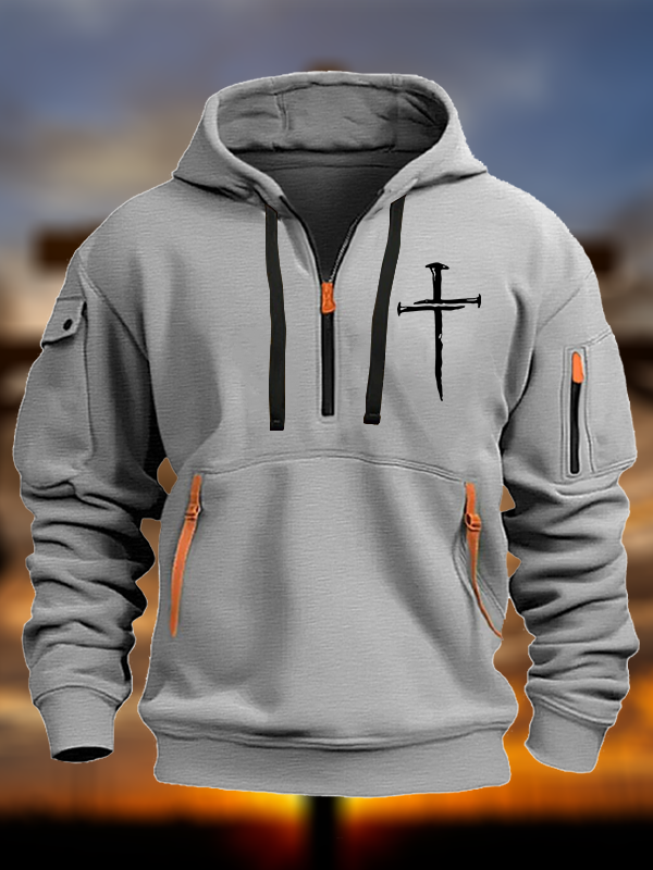 Faith Cross Jesus God Christian Zipper Hoodies
