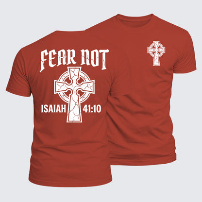 Luxe Mercerized Cotton Tee - Fear Not Isaiah 41:10