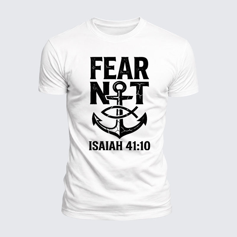 Luxe Mercerized Cotton Tee - Fear Not Isaiah 41:10