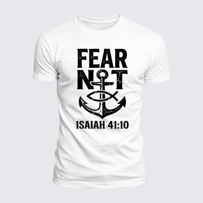 Luxe Mercerized Cotton Tee - Fear Not Isaiah 41:10