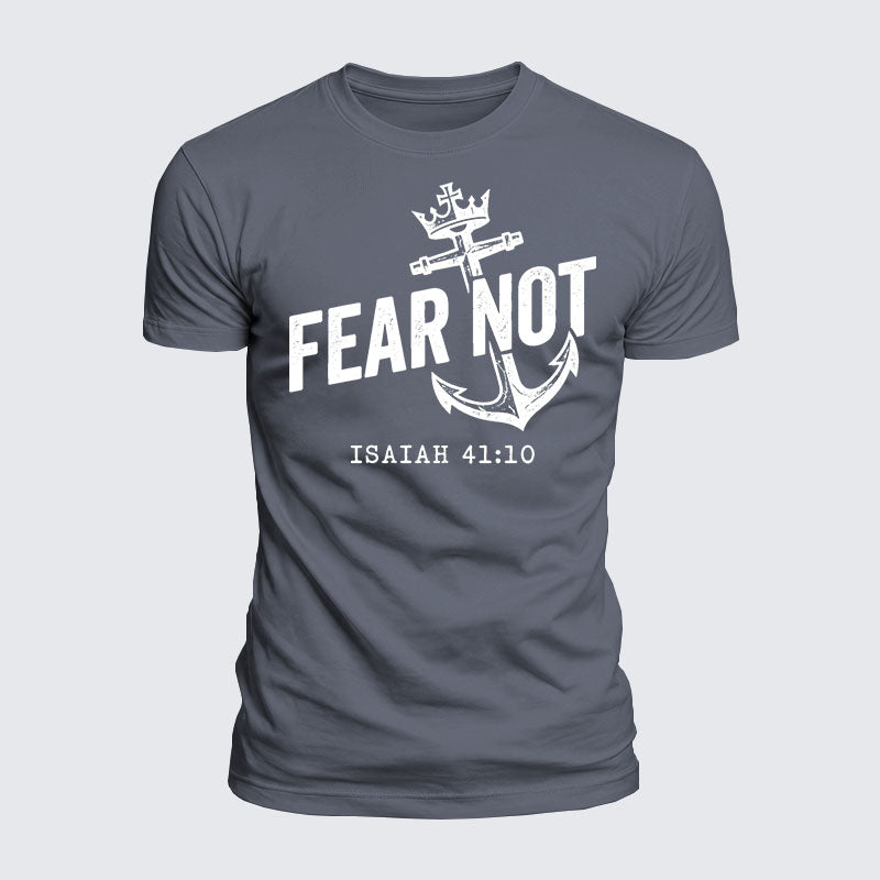 Luxe Mercerized Cotton Tee - Fear Not Isaiah 41:10