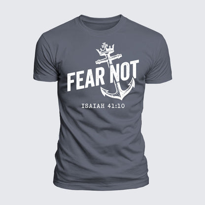 Luxe Mercerized Cotton Tee - Fear Not Isaiah 41:10