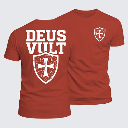 Luxe Mercerized Cotton Tee - Deus Vult