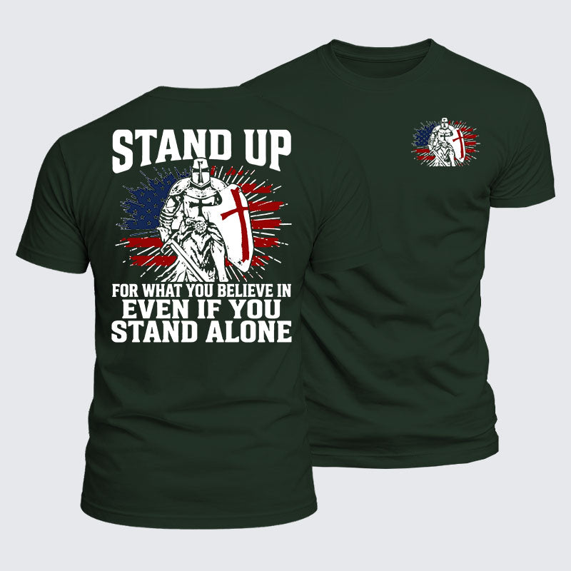 Luxe Mercerized Cotton Tee - Stand Up For What You Believe