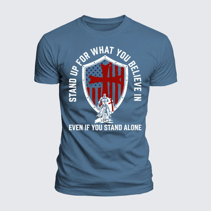 Luxe Mercerized Cotton Tee - Stand Up For What You Believe
