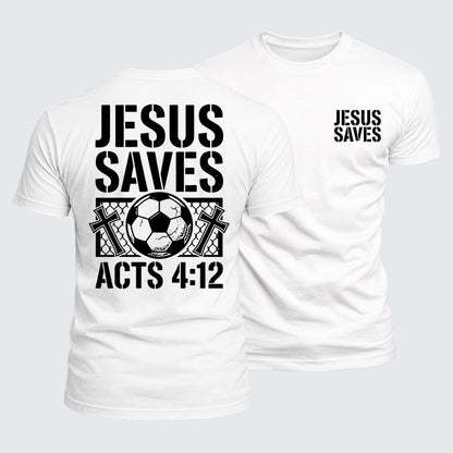 Luxe Mercerized Cotton Tee -  Jesus Saves