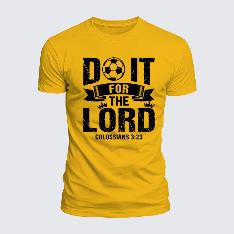 Luxe Mercerized Cotton Tee -  Do It For The Lord