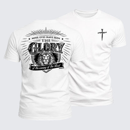 Luxe Mercerized Cotton Tee - Mine Eyes Have Seen The Glory