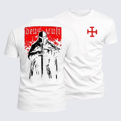 Luxe Mercerized Cotton Tee - Deus Vult