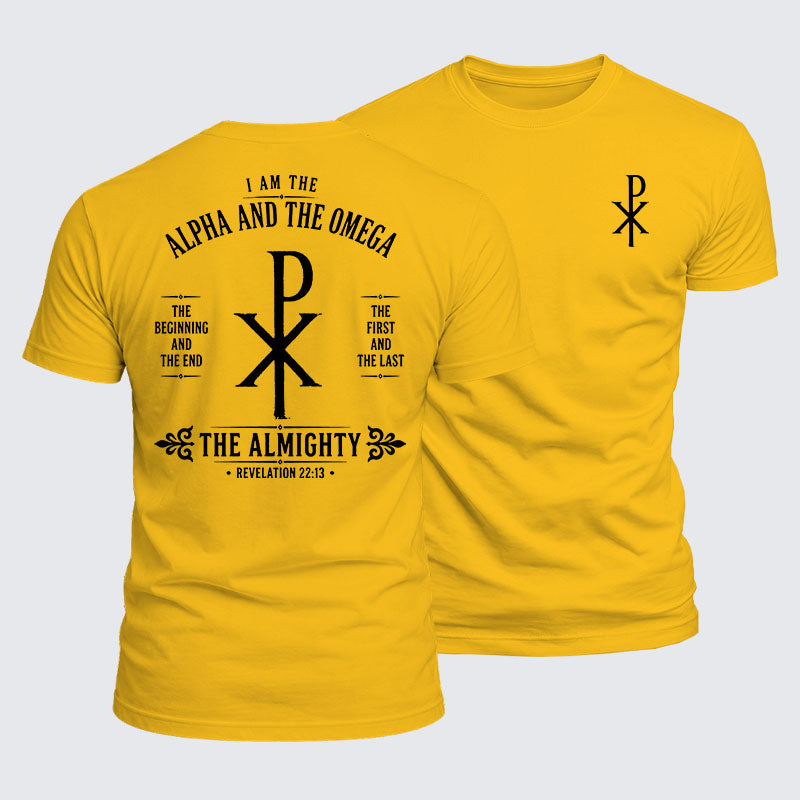 Luxe Mercerized Cotton Tee - Alpha And Omega