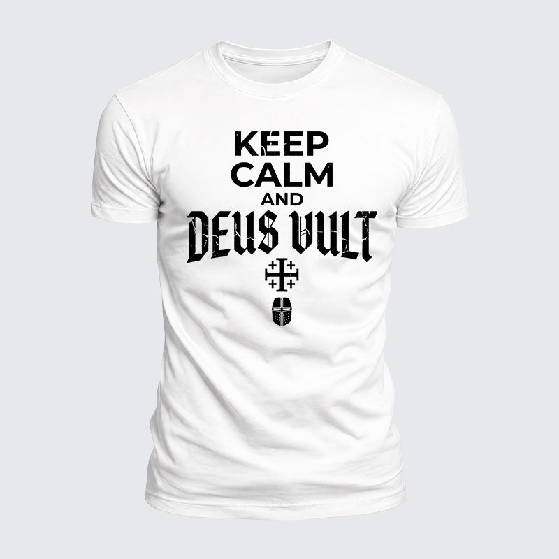 Luxe Mercerized Cotton Tee - Deus Vult
