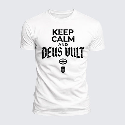 Luxe Mercerized Cotton Tee - Deus Vult