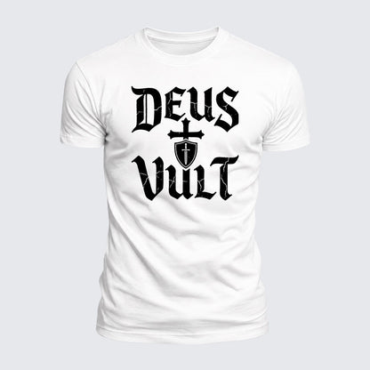 Luxe Mercerized Cotton Tee - Deus Vult