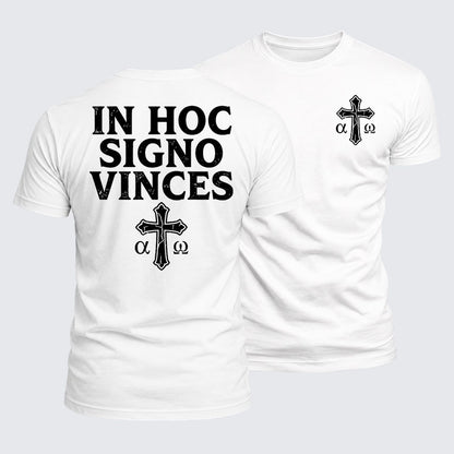 Luxe Mercerized Cotton Tee - In Hoc Signo Vinces