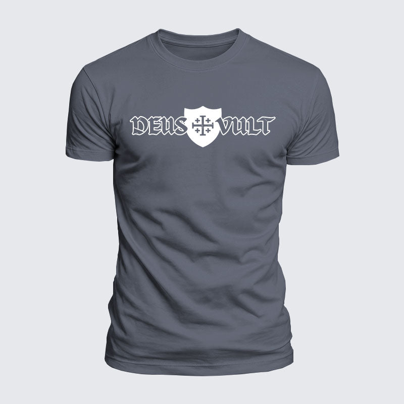 Luxe Mercerized Cotton Tee - Deus Vult