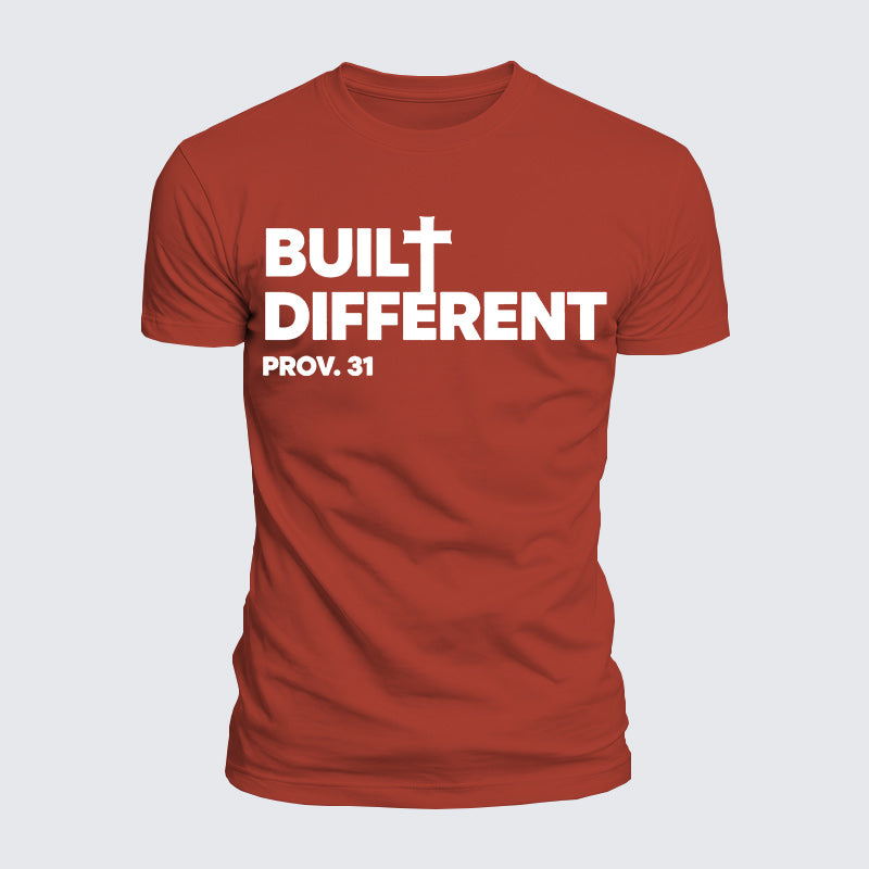 Luxe Mercerized Cotton Tee - Built Different Prov 31
